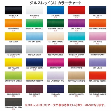 ポリエステルダルスレッド／A（細）